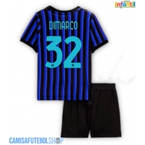 Camisa de time de futebol Inter Milan Federico Dimarco #32 Replicas 1º Equipamento Infantil 2025-26 Manga Curta (+ Calças curtas)